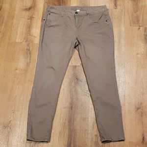 Maurices Women's 20 Reg Brown Pants